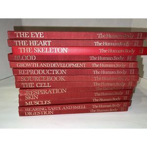 Lot of 13 HUMAN BODY US NEWS BOOK TORSTAR BOOKS 1980's, 13 HC books